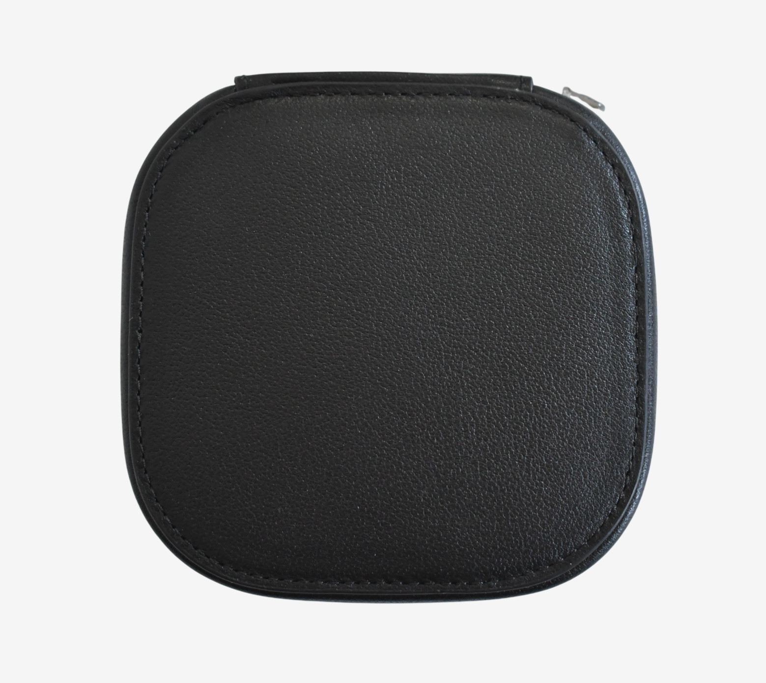NEW TUMI SLG Black Leather Zip-Around Travel/Storage JEWELRY CASE Box