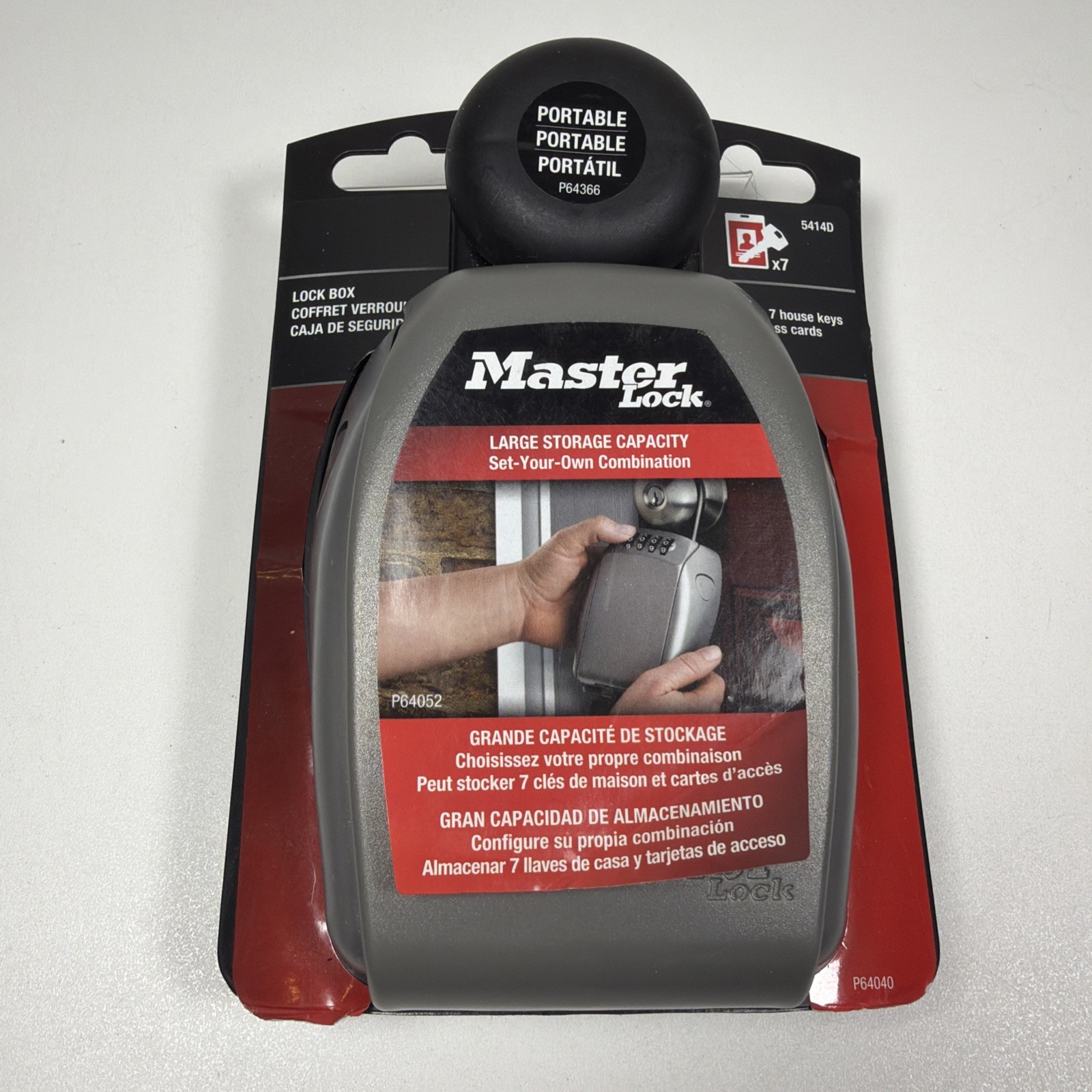 Master Lock Heavy Duty Key Lock Box, Outdoor Lock Box for House Keys, Key Safe
