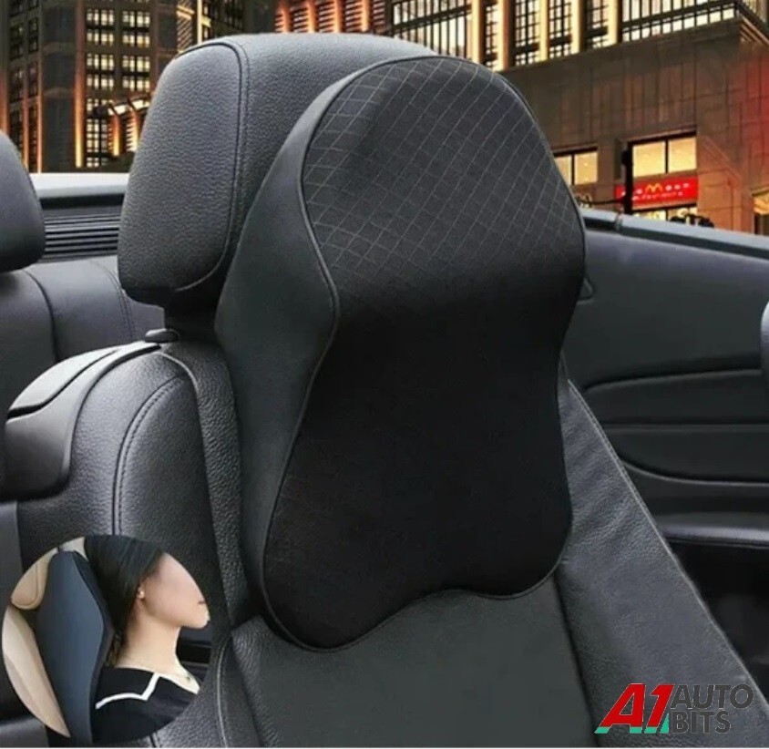 Car Seat Headrest Pillow Neck Support Cushion Pad Soft Memory Foam Breathable
