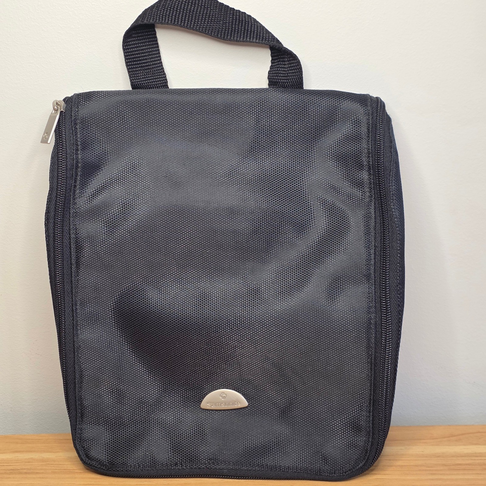 Samsonite Black Hanging Travel Toiletry Bag Organizer Kit