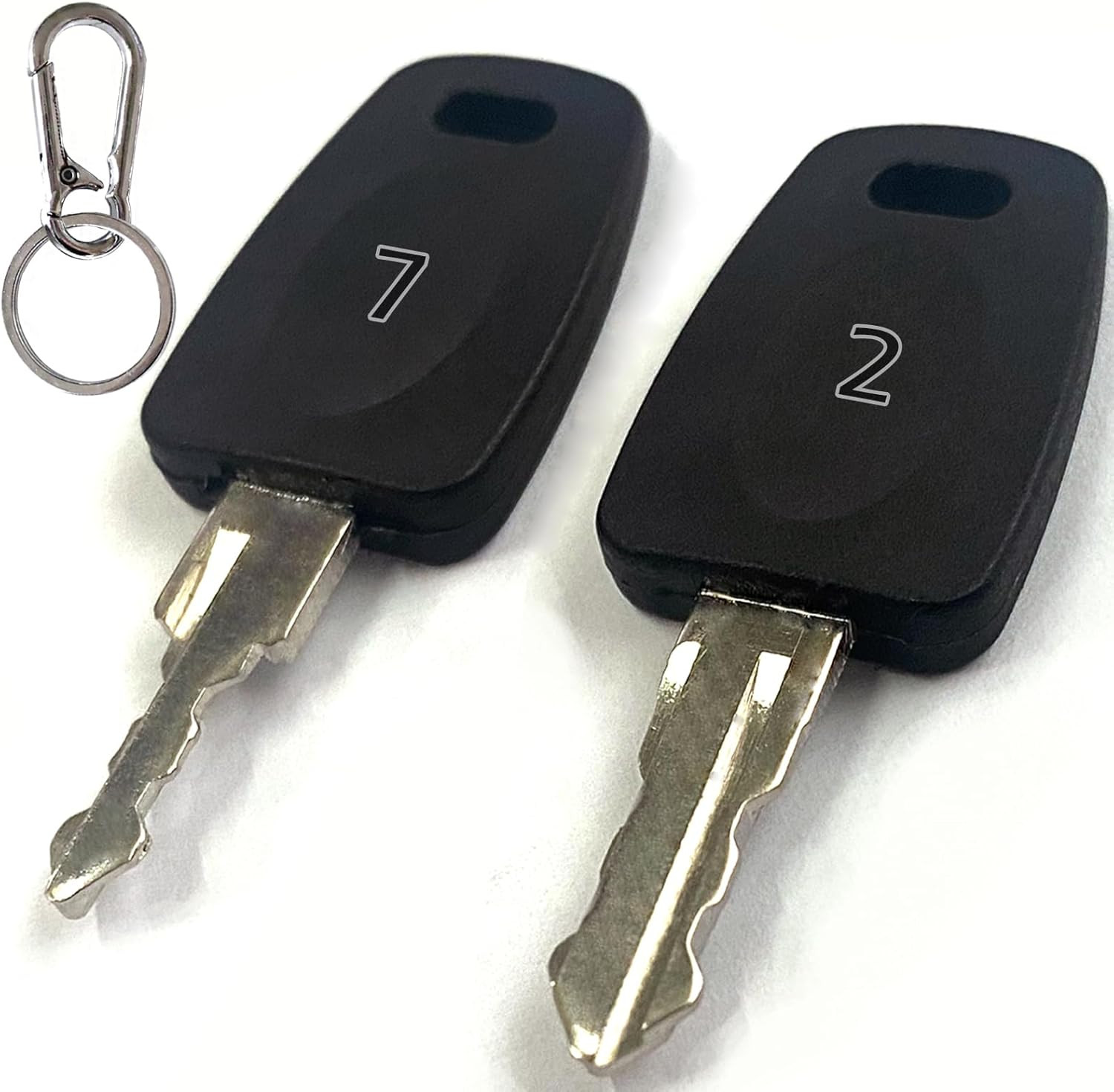 2 Keys Compatible with 007 002 Master Luggage,Luggage Suitcase Password Locks Ke
