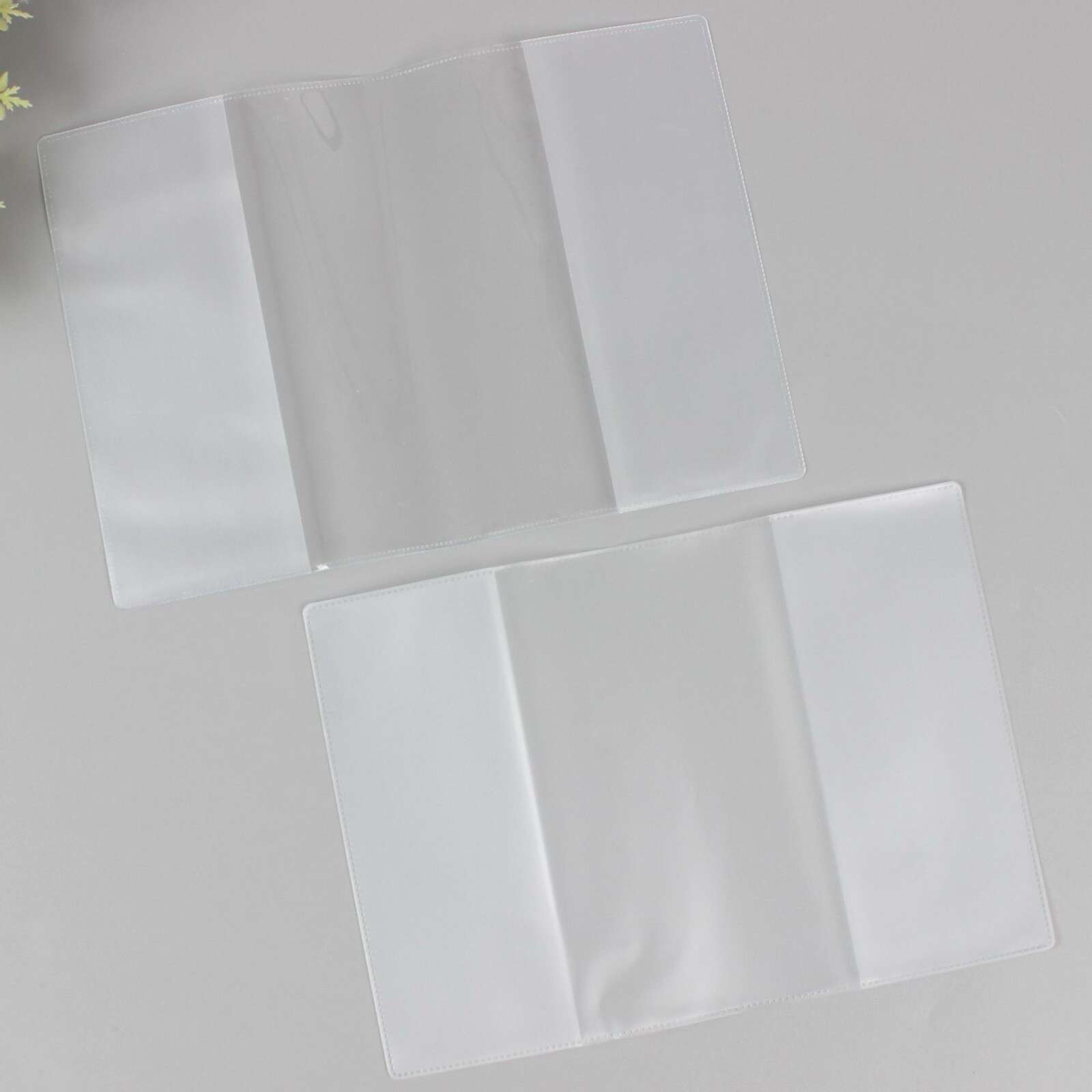10 PCS Clear Water-Proof Passport Cover Transparent Plastic Passport Protector