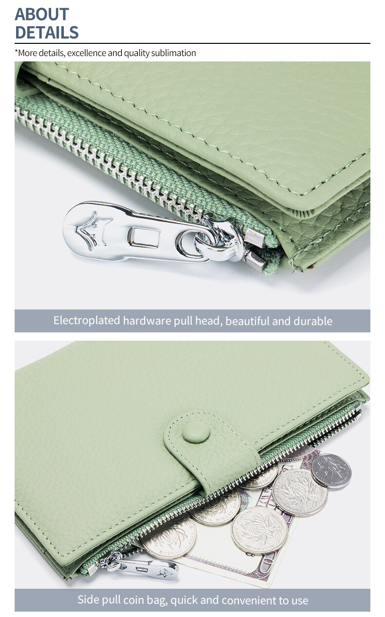 Genuine Leather Passport Cover Travel Wallet Passport Holder RFID Blocking Purse