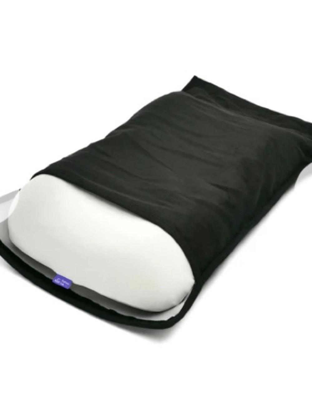 Cushion Lab Travel Deep Sleep Pillow, Black, NWT, open box