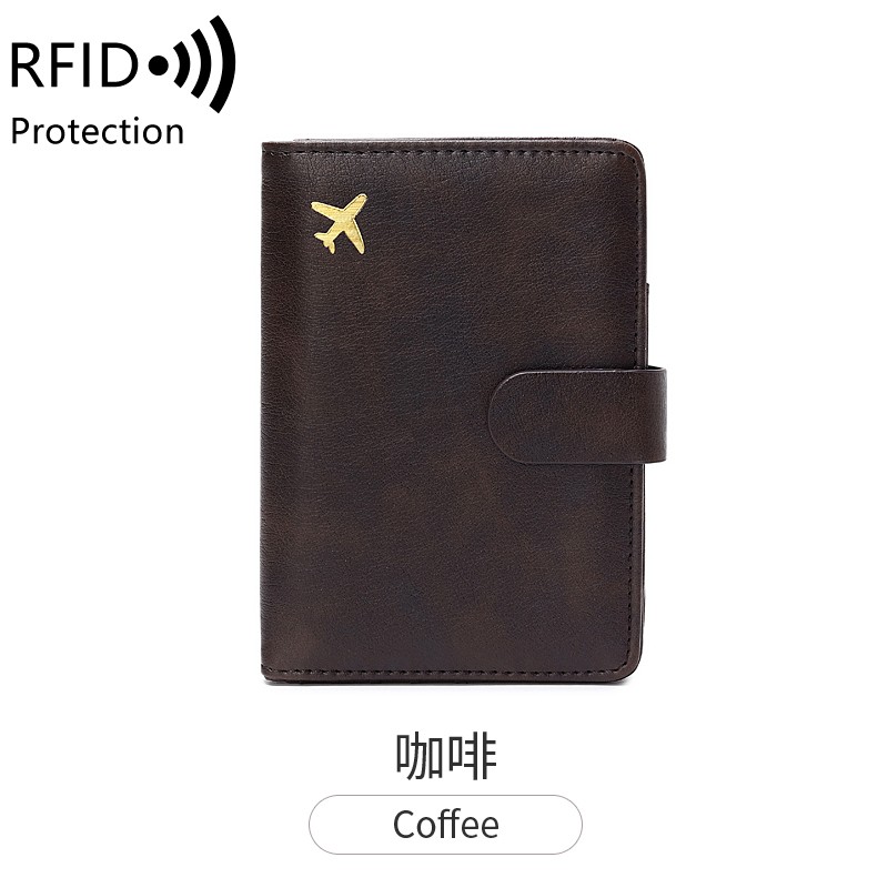 RFID Protection Travel Wallet Passport Holder Purse Card Document Protector