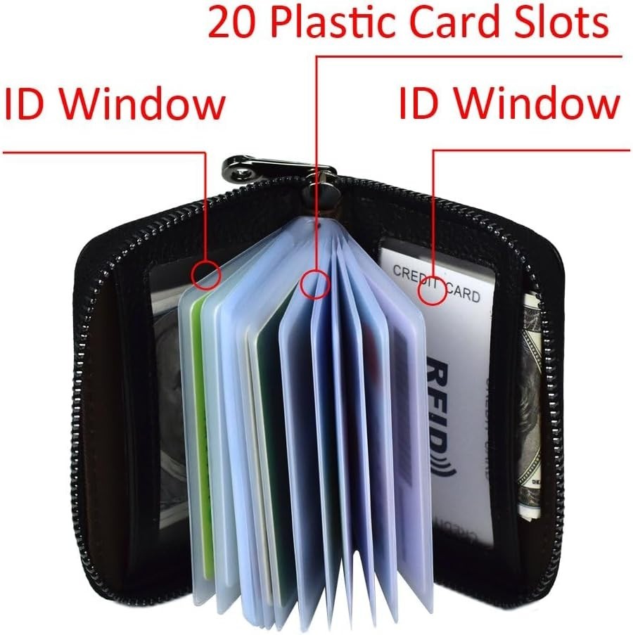 Card Holder for Women Men RFID Small Wallets Credit Card Case Money Organizers,2