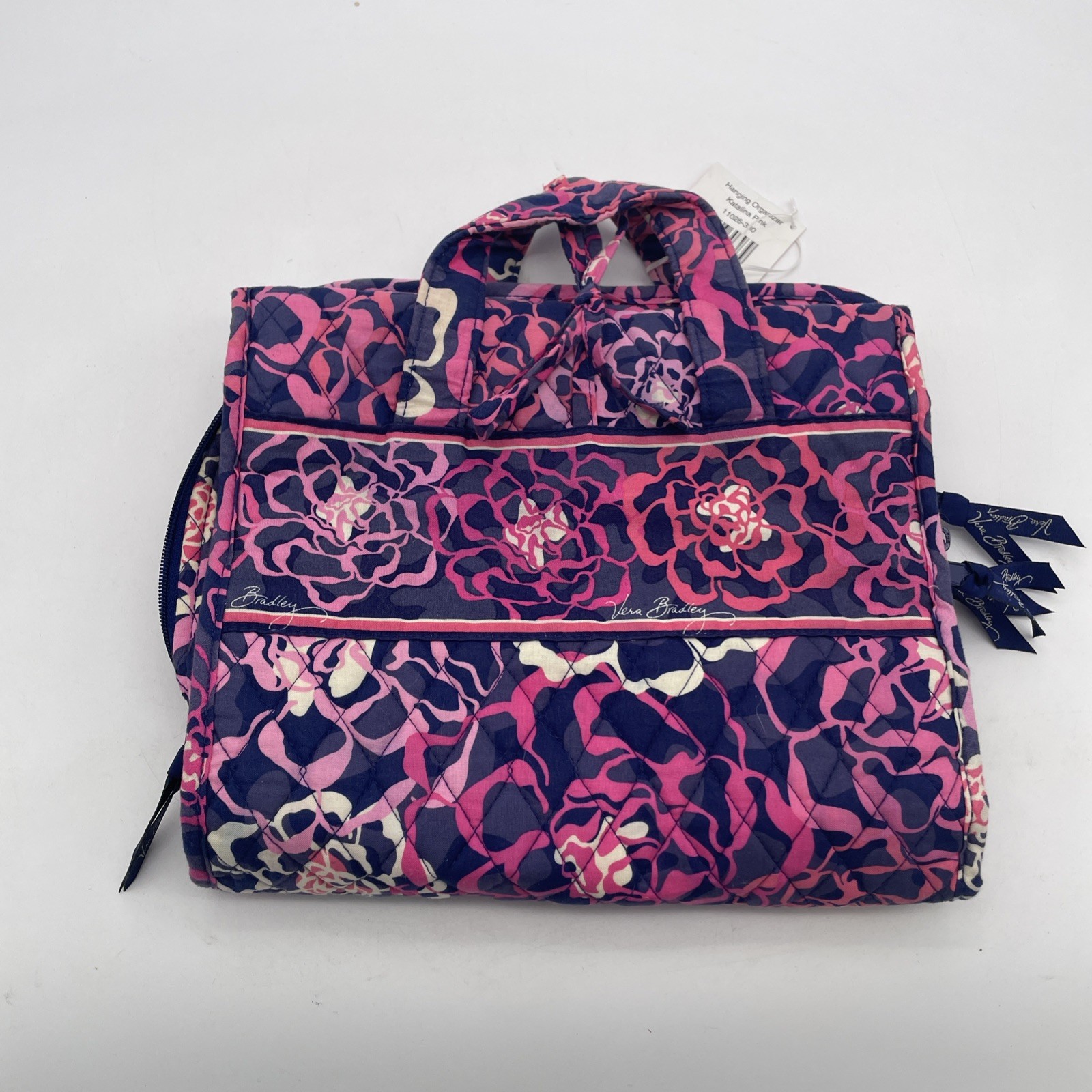 Vera Bradley Katalina Pink Hang Organizer Toiletry Bag Travel Cosmetic Case