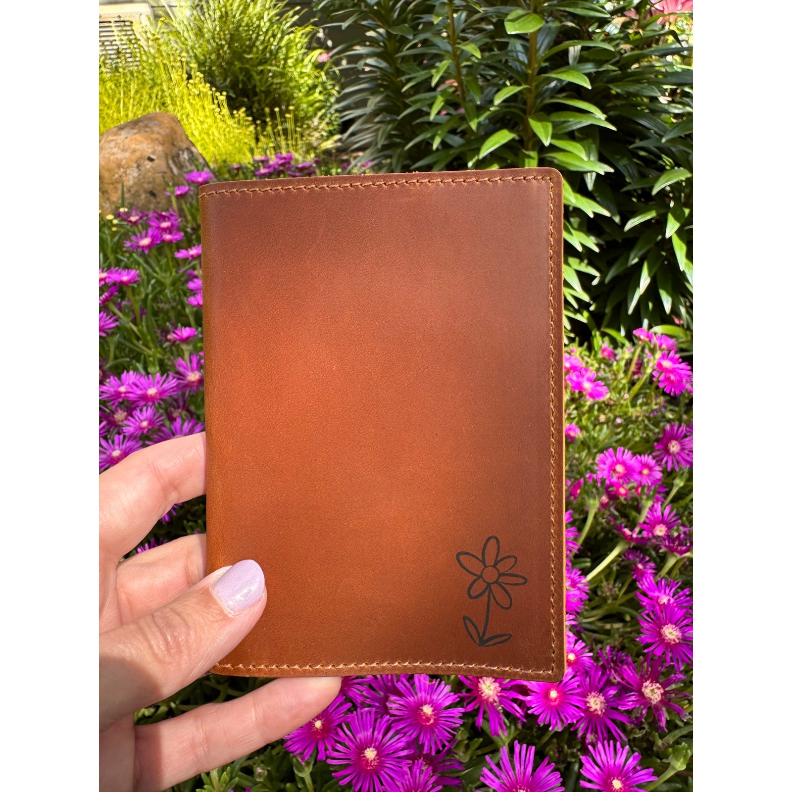 Genuine Leather Passport Holder TEDDY BEAR BROWN PASSPORT Wallet NEW FAST SHIP