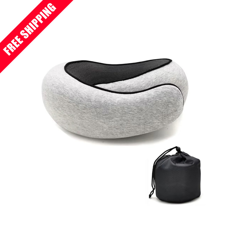 Neck Travel Pillow Memory Foam Neck Pillow Comfort Compact Ergonomic for Travel