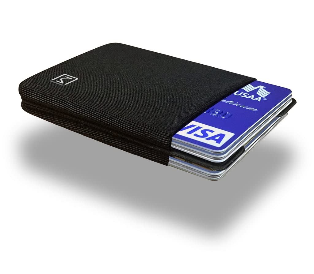 Modern Carry Elastic Minimal Card standard size, Black with 2 Slots