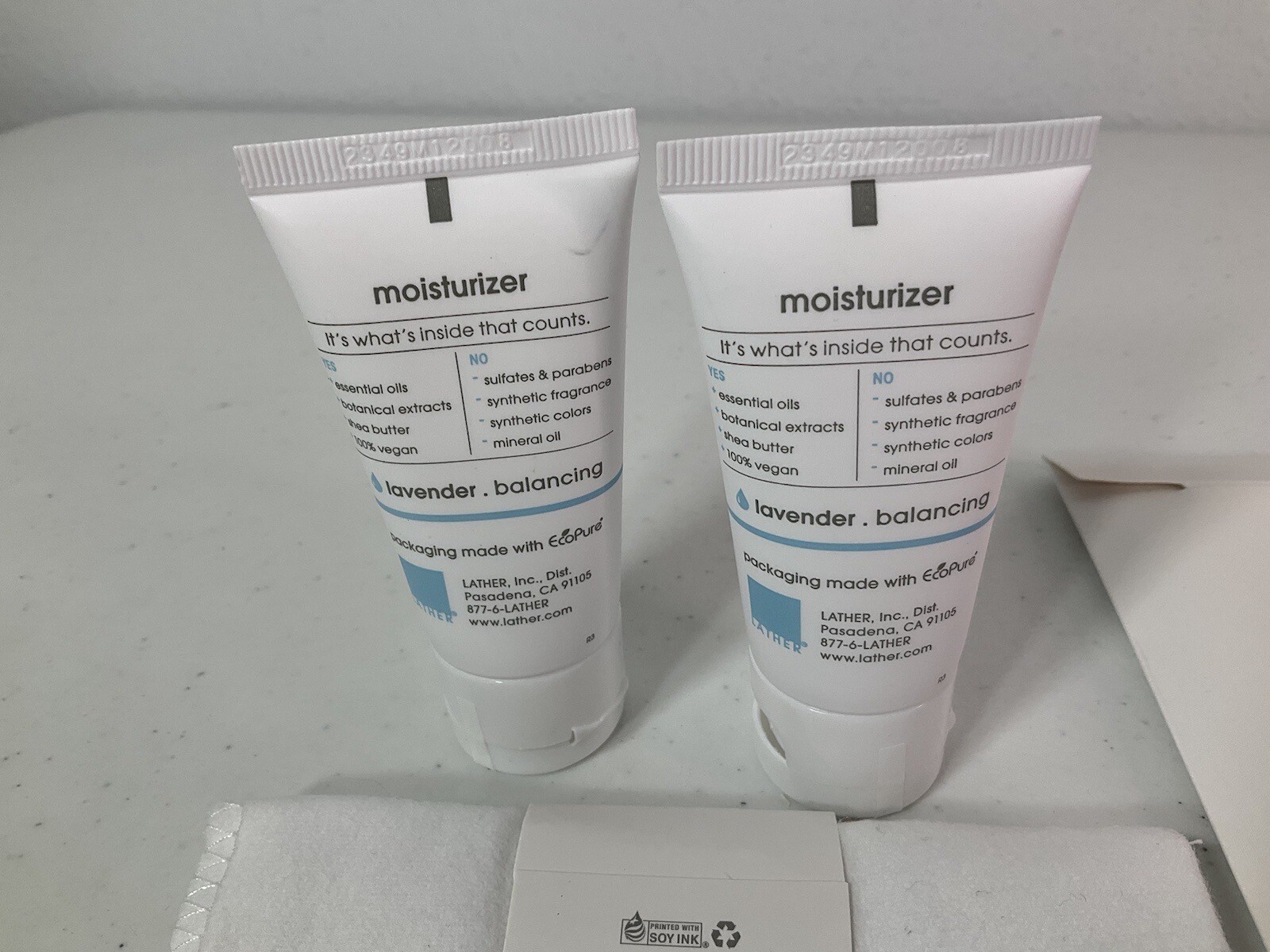 MODERN APOTHECARY “Lather” Travel Toiletries. See Description For Exact Items.