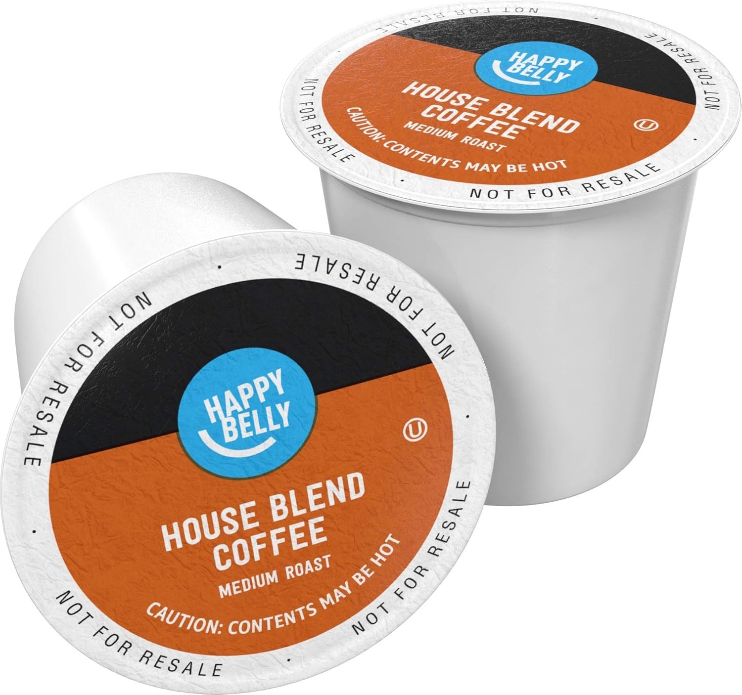 Happy Belly Medium Roast Coffee Pods, House Blend, Keurig 2.0 Compatible 100 ct