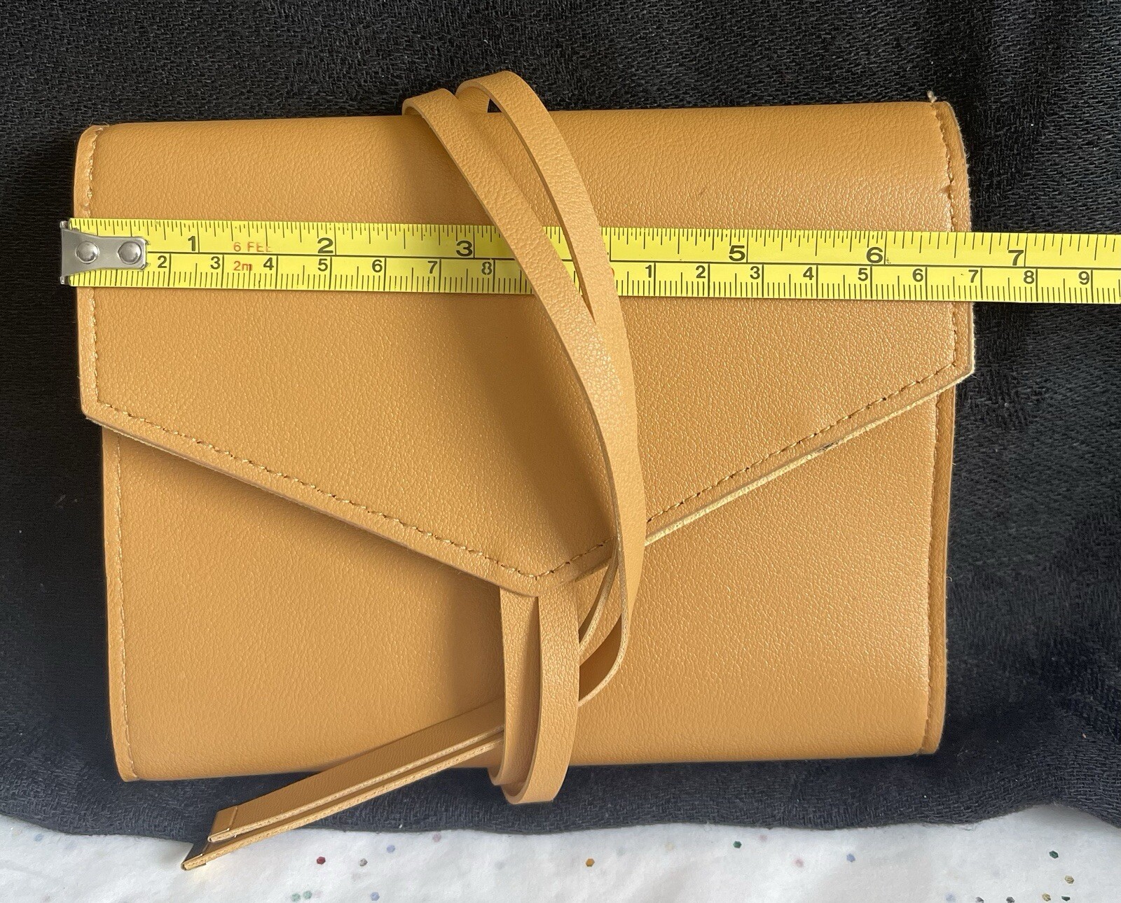 Glass Ladder & Co Katherine Organizer Roll Caramel Brown Faux Leather