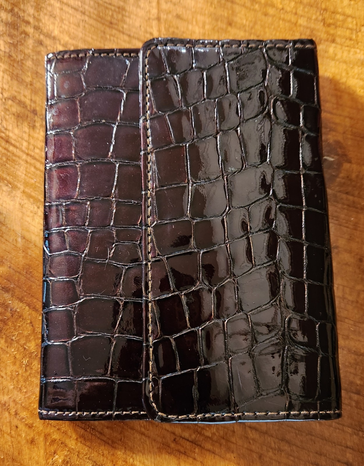 RAIKA Artistry In Leather Brown Passport Wallet Made In USA