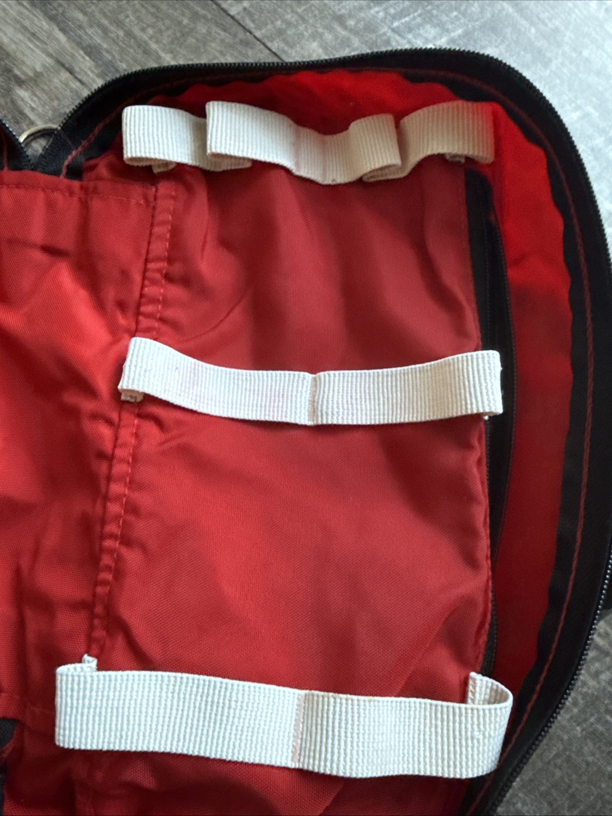 Vintage REI Coop Toiletry Bag Travel Case Camping Hiking Red Hanging