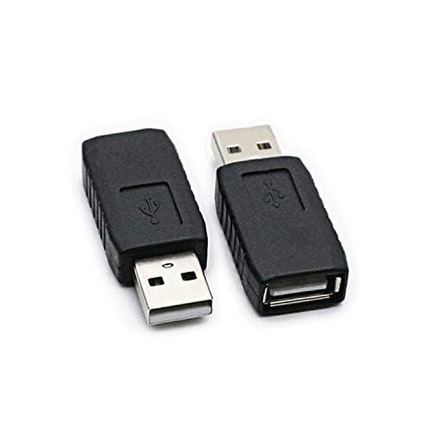 2 Pack USB 2.0 AF/AM Adapter Type A Female to USB A Male Adapter Connector Co…