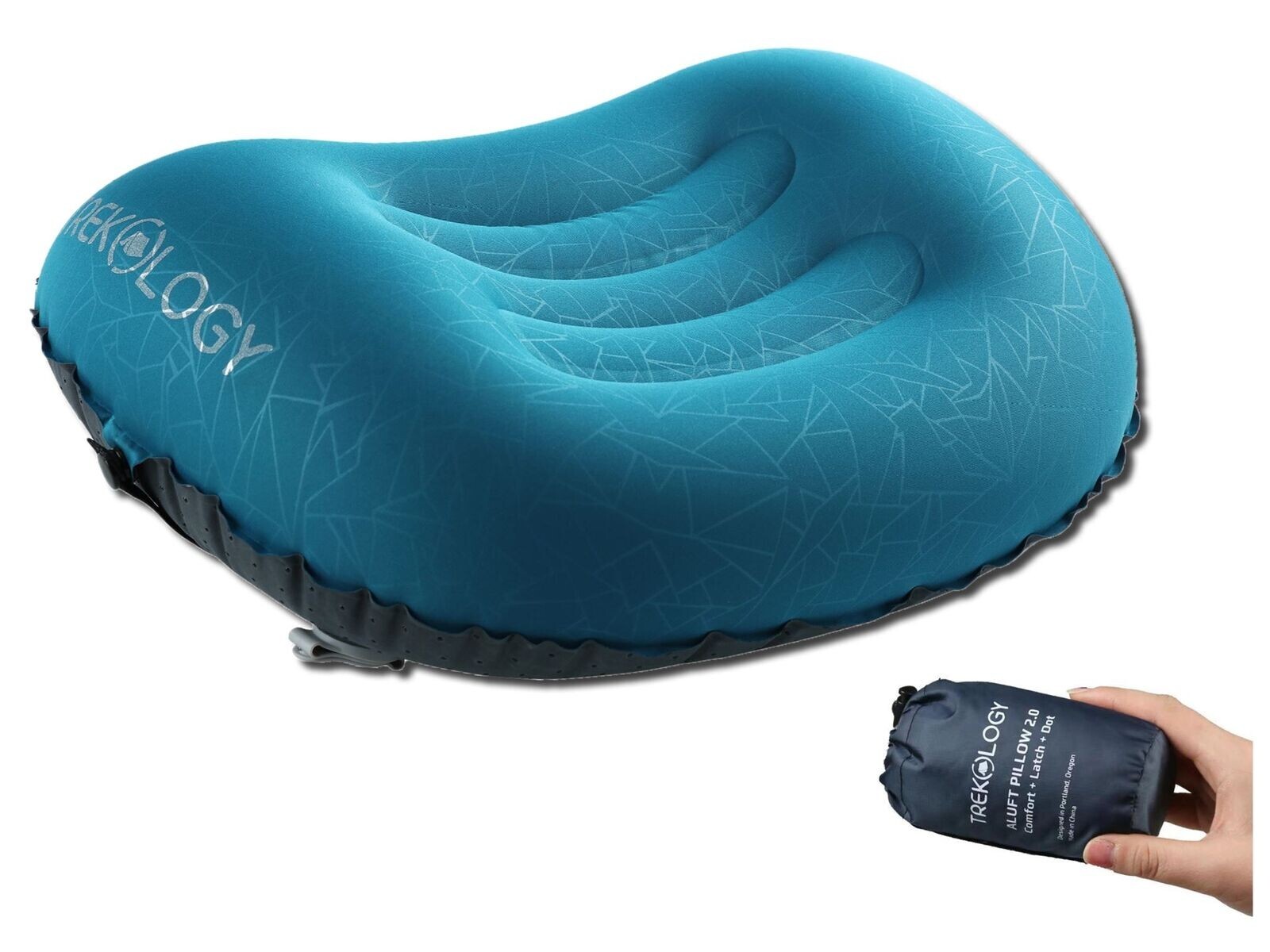 Ultralight Inflatable Camping Pillow ALUFT 2.0 Compressible Compact FAST US SHIP