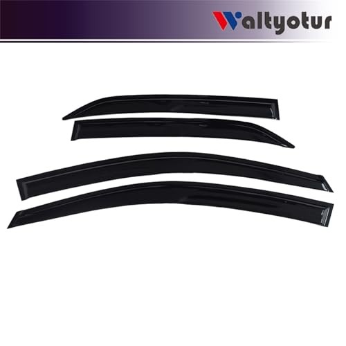 Ventvisor Side Window Deflector Dark Smoke 4-Piece Set Replacement for Corolla