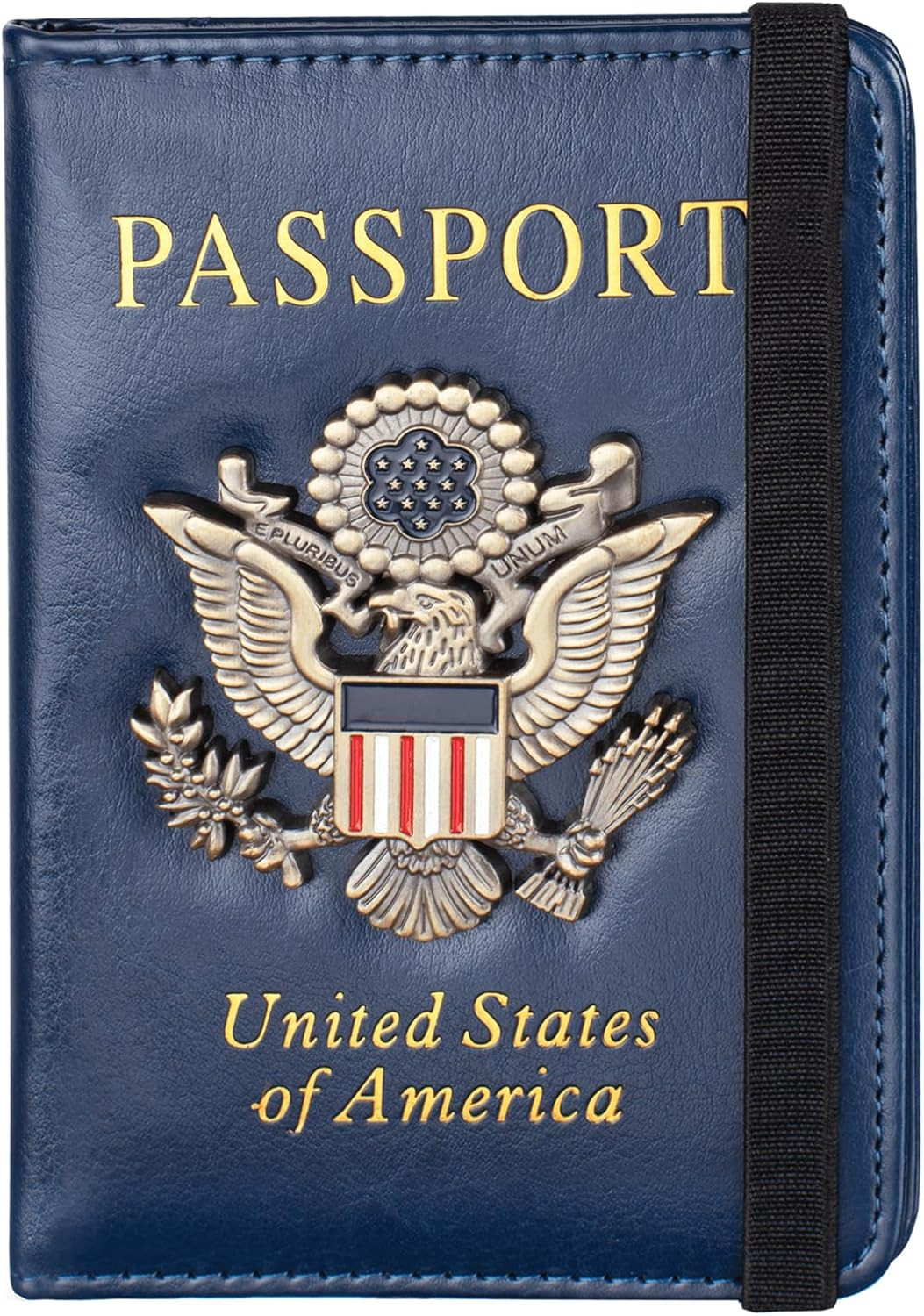 Passport Holder Cover RFID Blocking Leather Travel Wallet with Card Slots