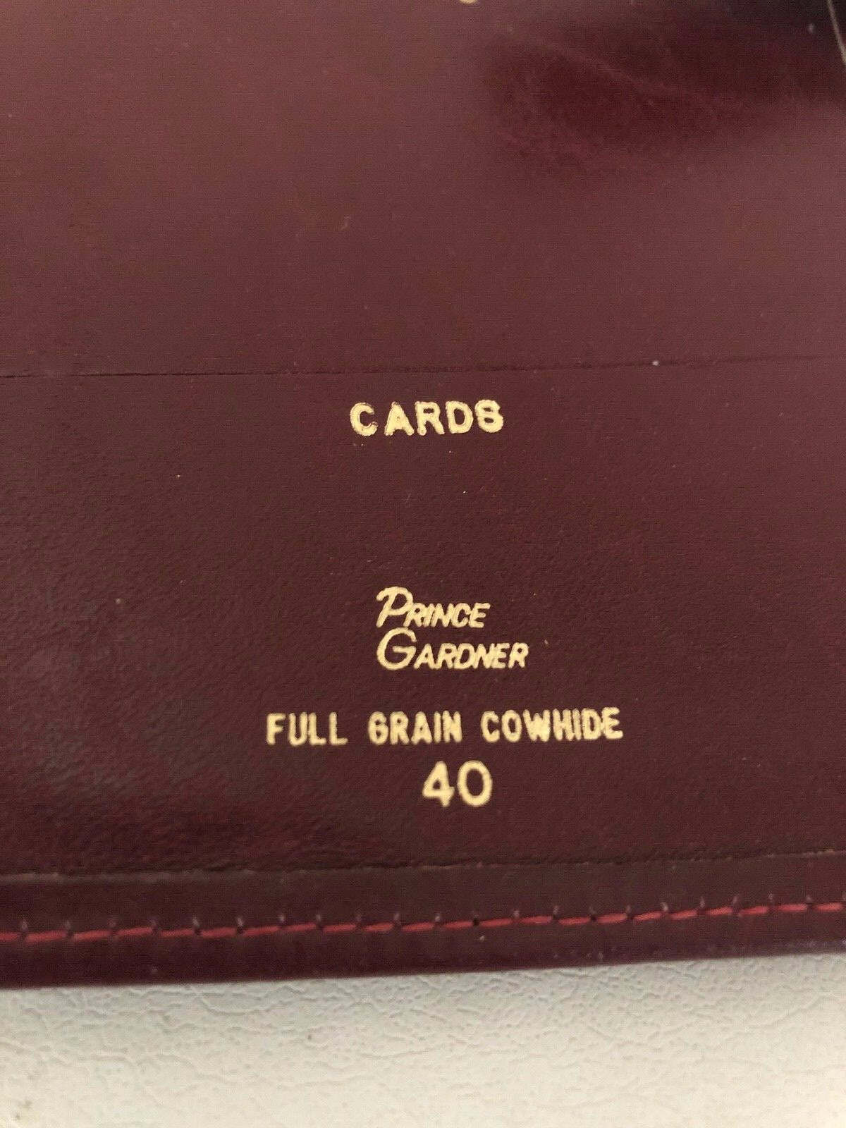 Prince Gardner Passport Case Full Grain Cowhide Travel Case