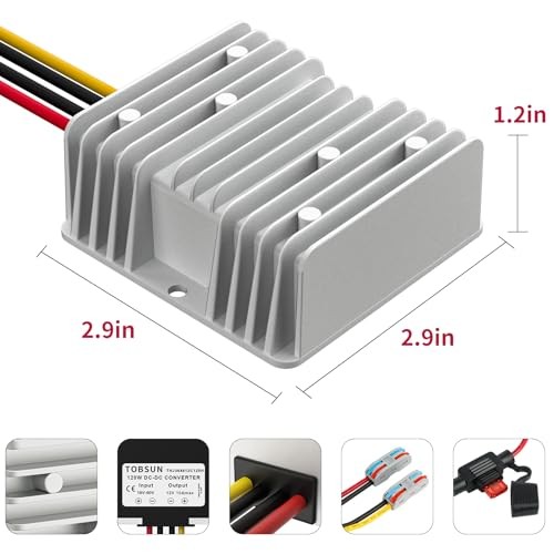 10A 120W Golf CART 24V 36V 48V to 12V Converter DC DC 12V*10A(18V-60V to 12V)