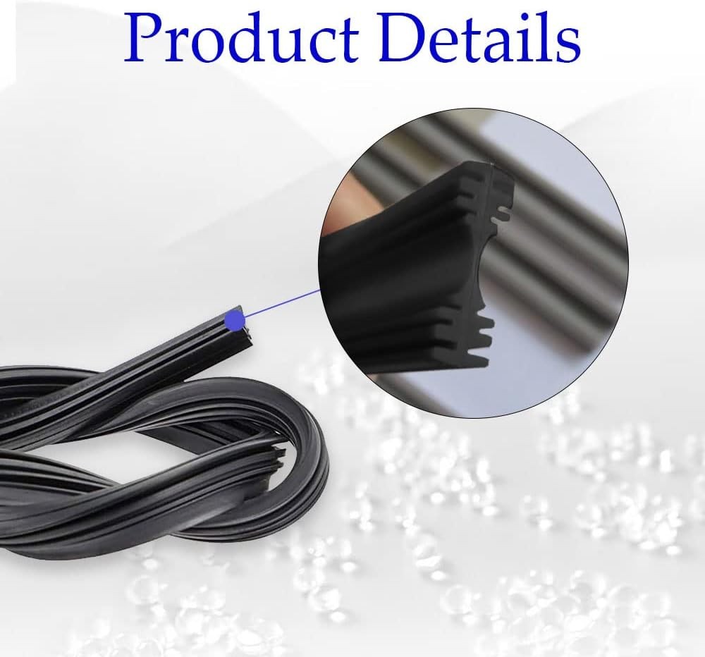 4PCS 28″ Silicone Windshield Wiper Blade Refills Frameless Universal Fit
