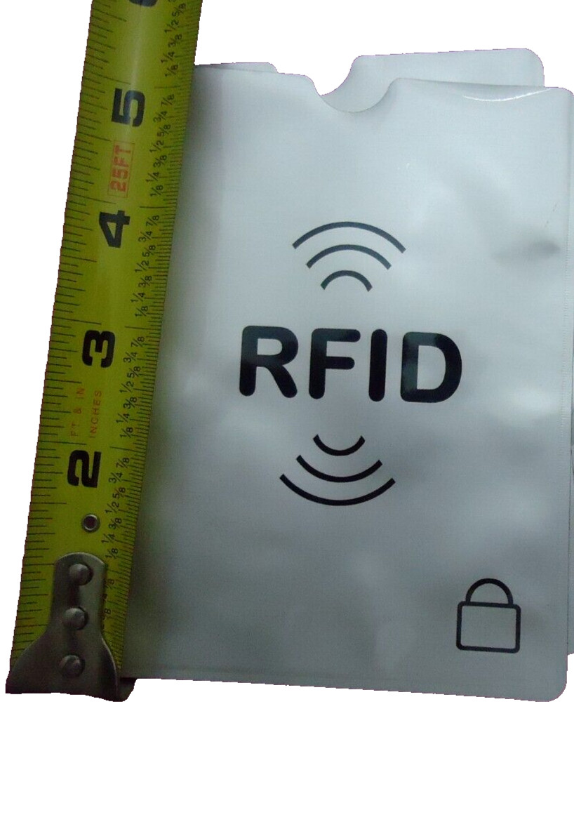 5- RFID Blocking Sleeves 4”x5” Passports only Protector Holder #5 lots