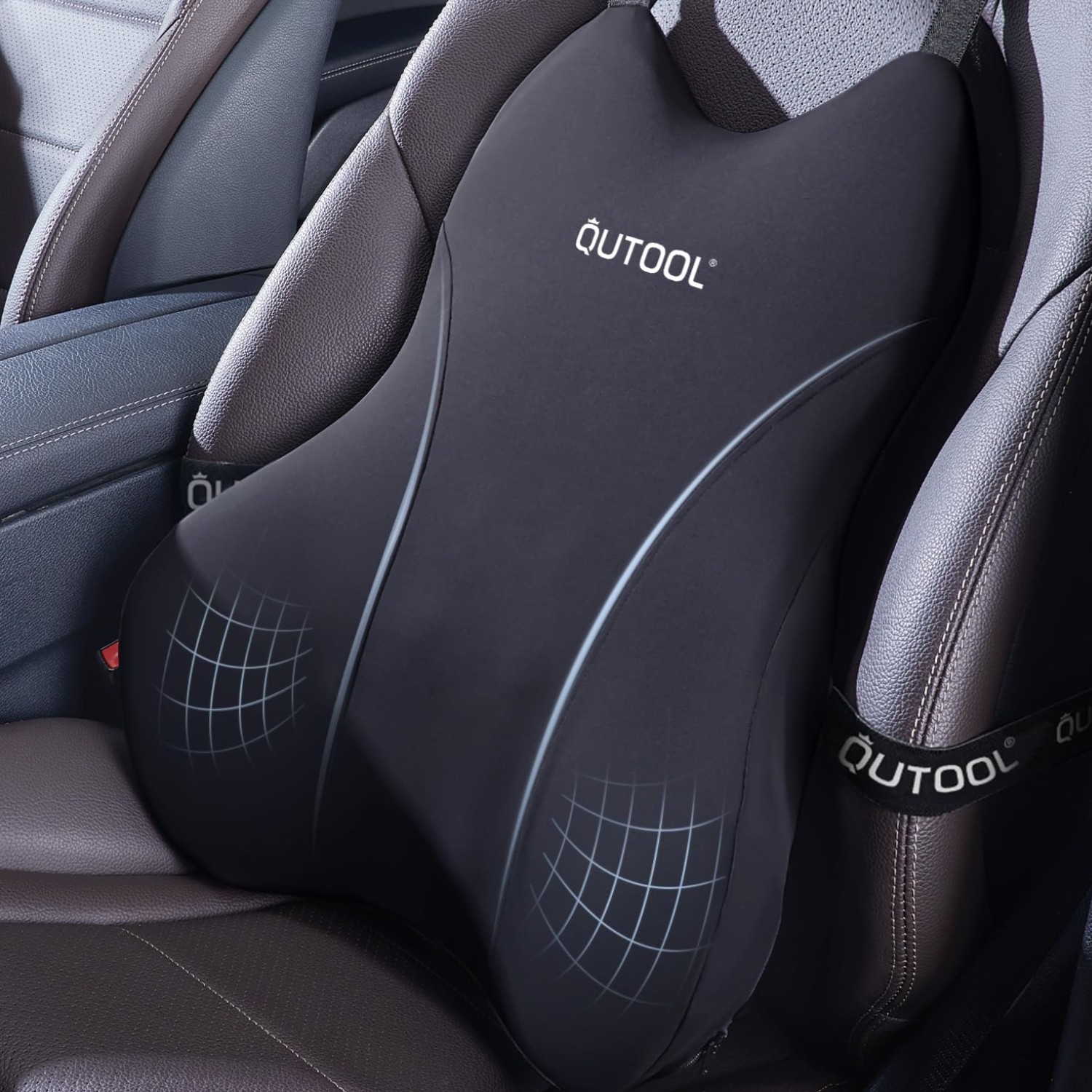 Lumbar Support Pillow for Car, Truck Accessories Travel Essentials, Memory Fo…