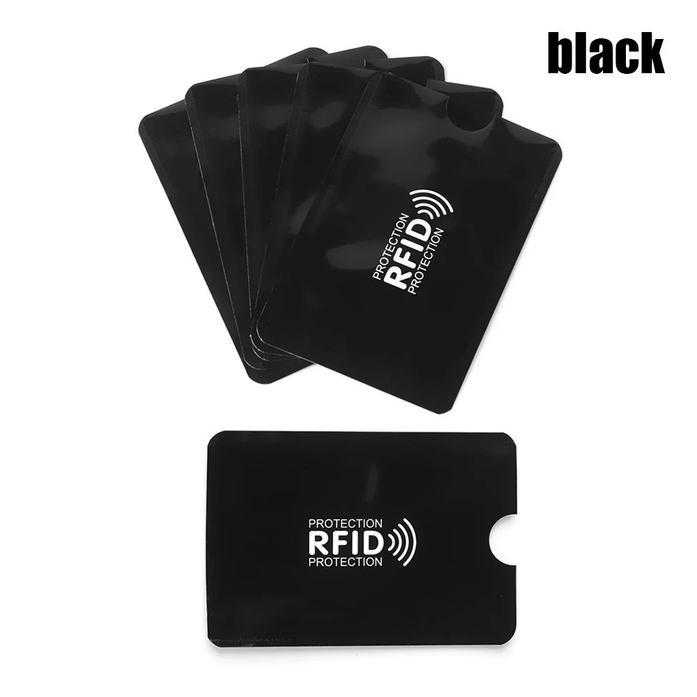 5PCS RFID Blocking Credit Card Sleeves Anti Theft Bank Card Protector Case