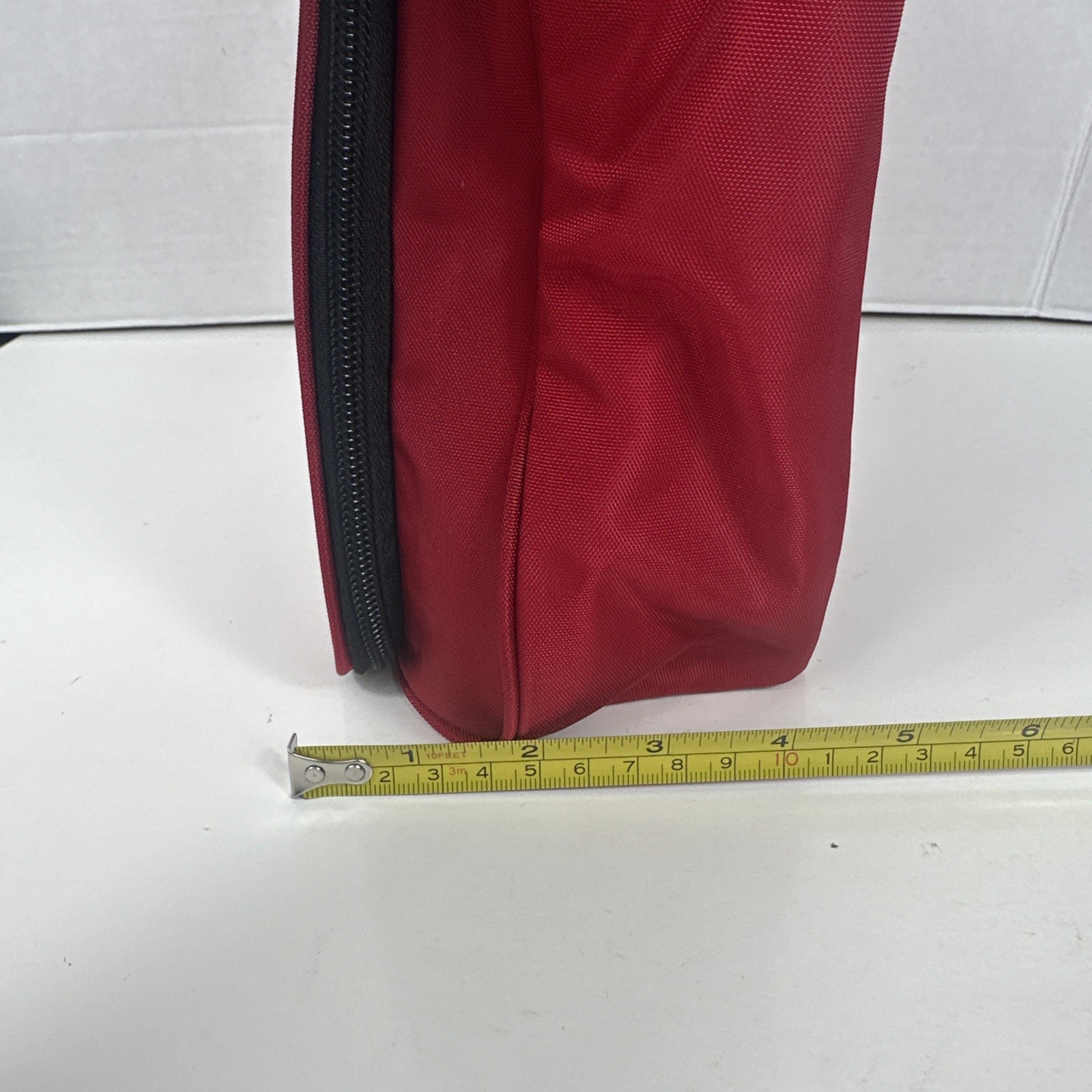 L.L. Bean Personal Organizer Toiletry Bag Unisex Red Carry Handle Travel Hang