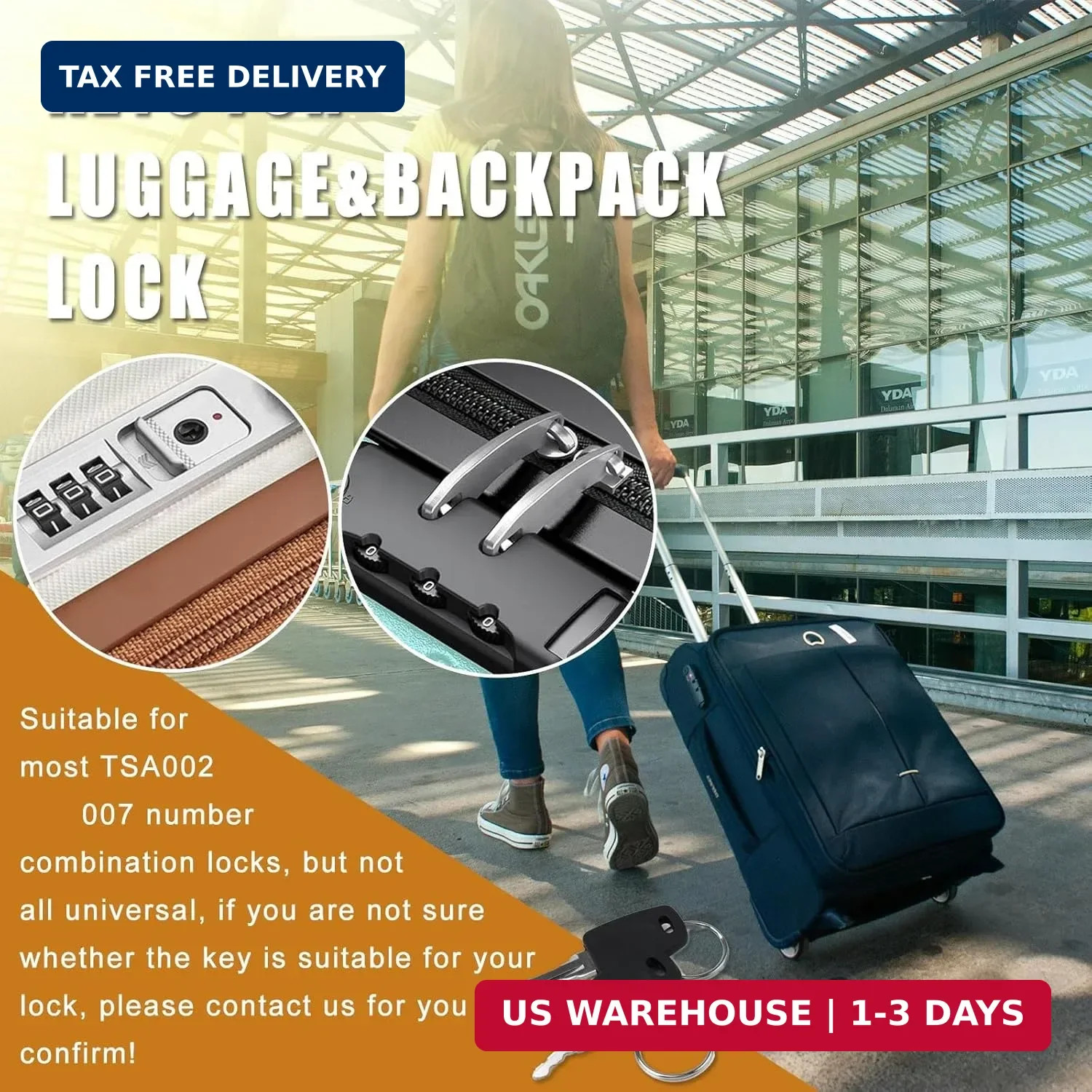 Universal TSA Lock Key 002 & 007 – Keyless Solution for Forgotten Passwords FAST