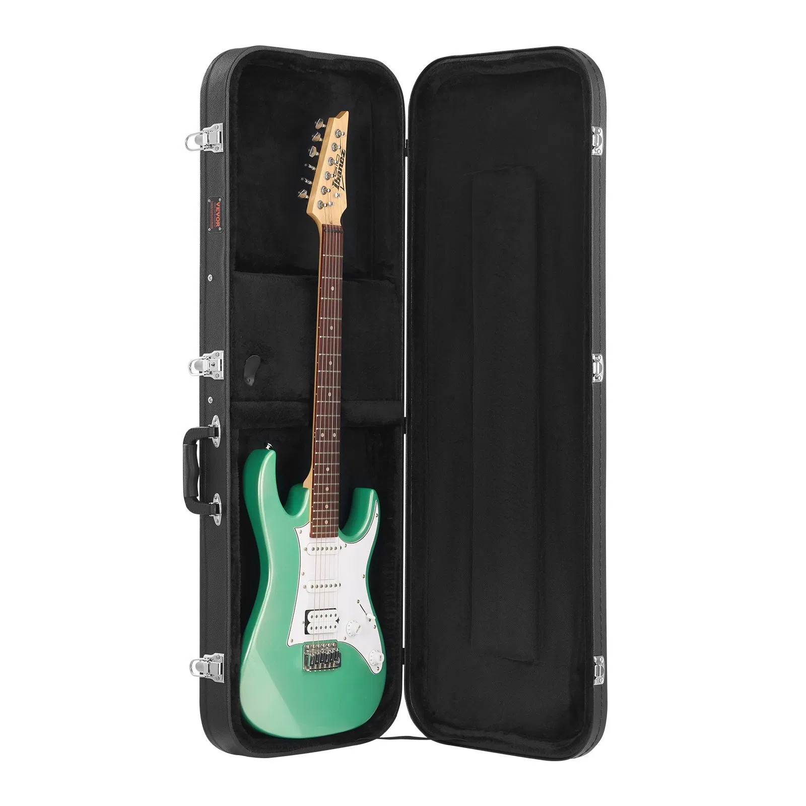 Electric Guitar Hard Case, 43.11 in Rectangular Guitar Hard Case, With Lock Lat