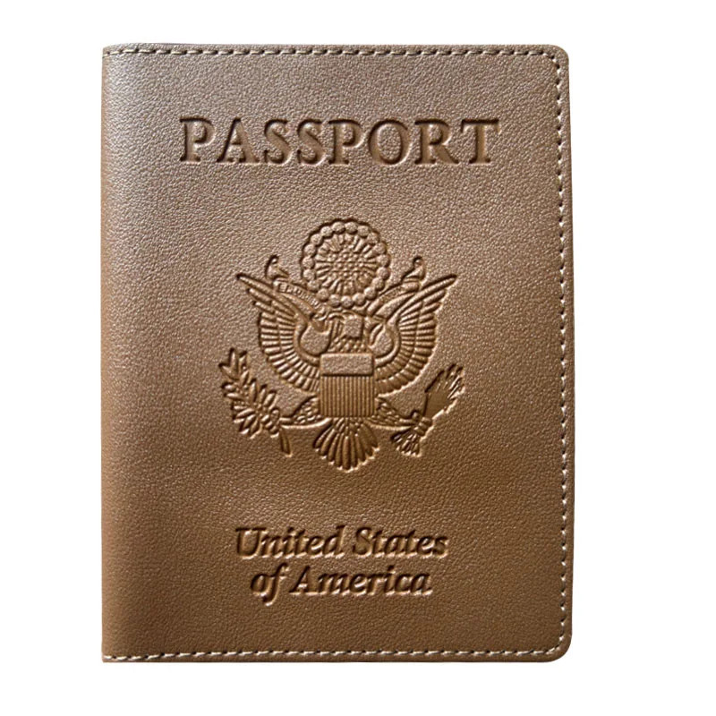 Slim Leather Travel Passport Wallet Holder RFID Blocking ID Card Case Cover US