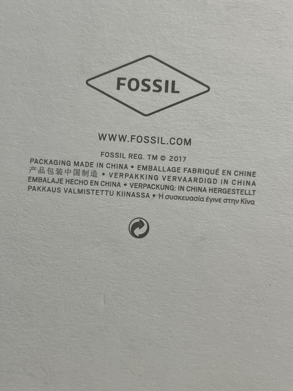 Fossil Brown Passport Holder and Luggage Tag Gift Set New in Box