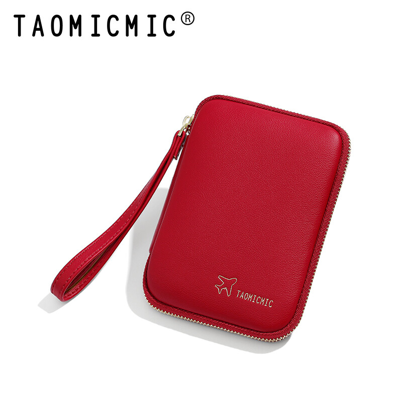 Passport Holder Credit Card Travel Wallet Document Organizer Case RFID Blocking