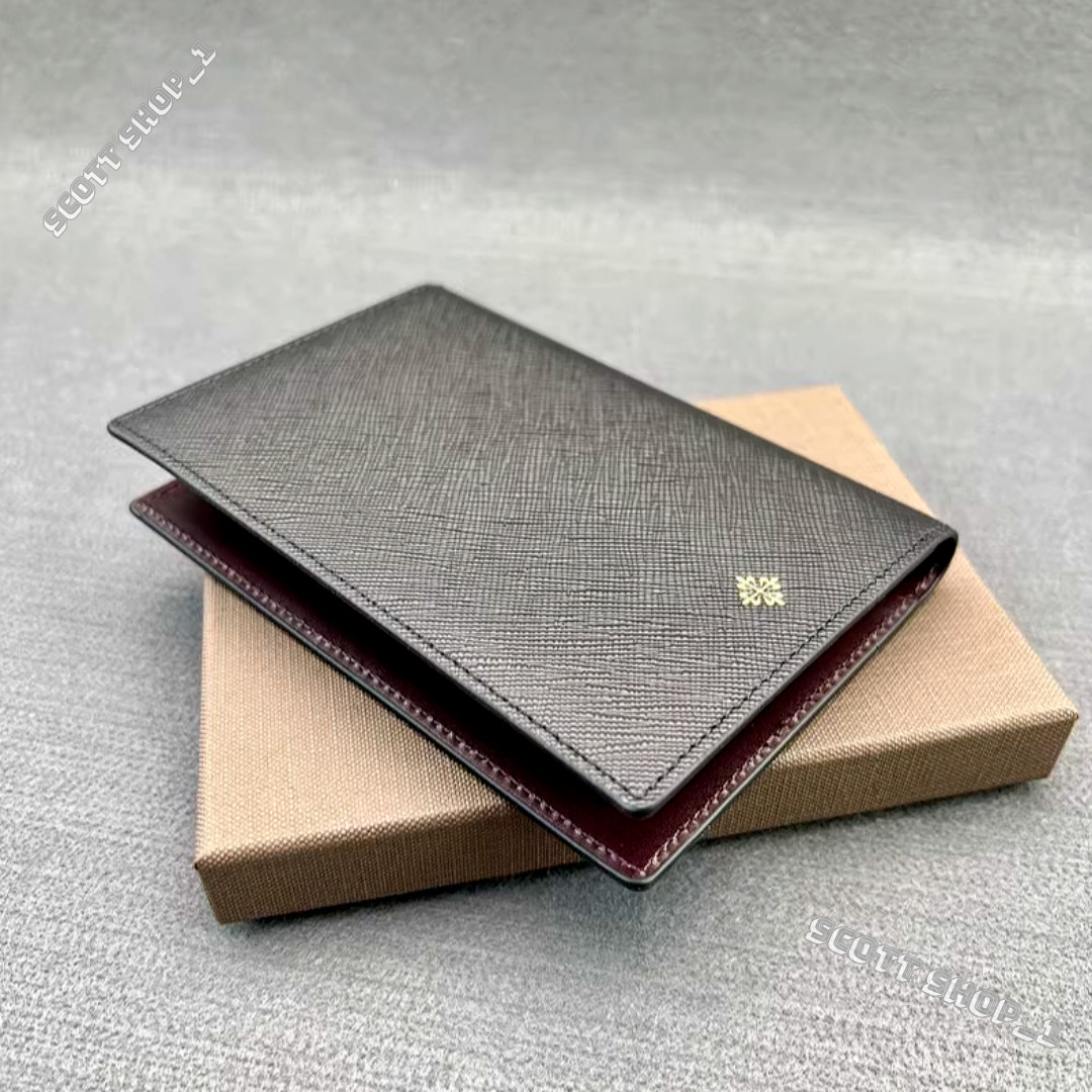 Patek Philippe Saffiano Leather Calatrava Passport Holder – AD VIP Gift, New Box