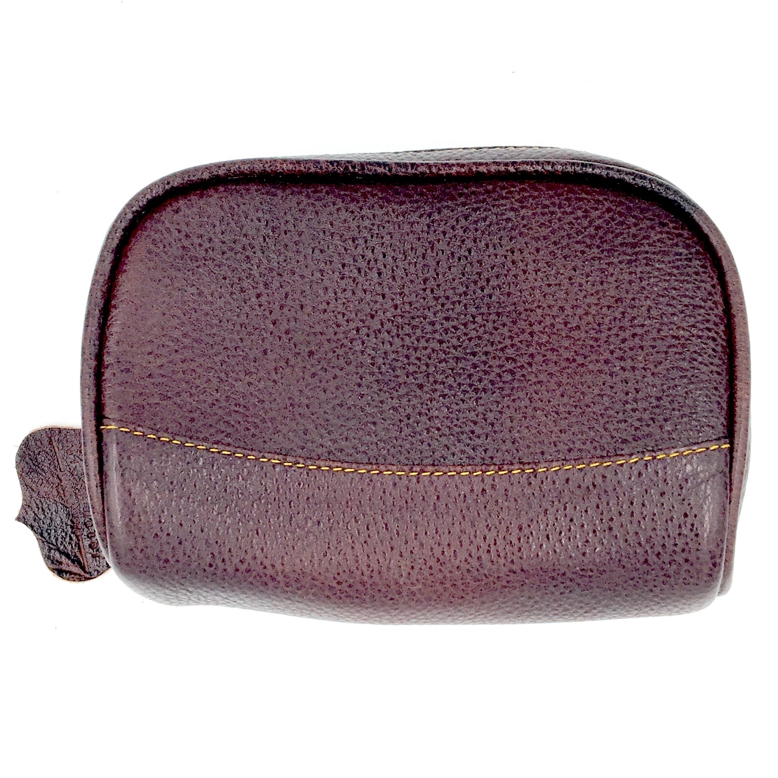 SMALL Deluxe Handmade Leather Toiletry Bag (Dopp Kit) from Parker Safety Razor