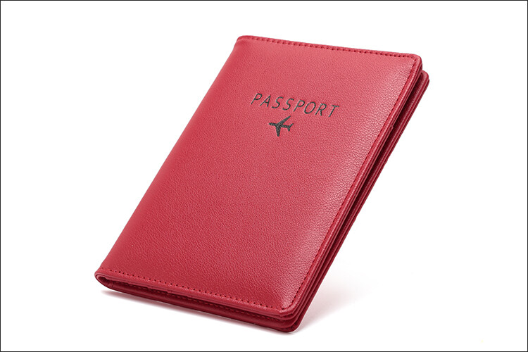 Unisex RFID Blocking Leather Passport Holder Wallet Cover Case Travel ID Holder
