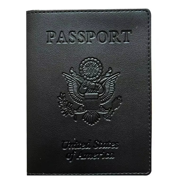 Passport Holder Cover Wallet Travel Essentials RFID Blocking Leather Card Case
