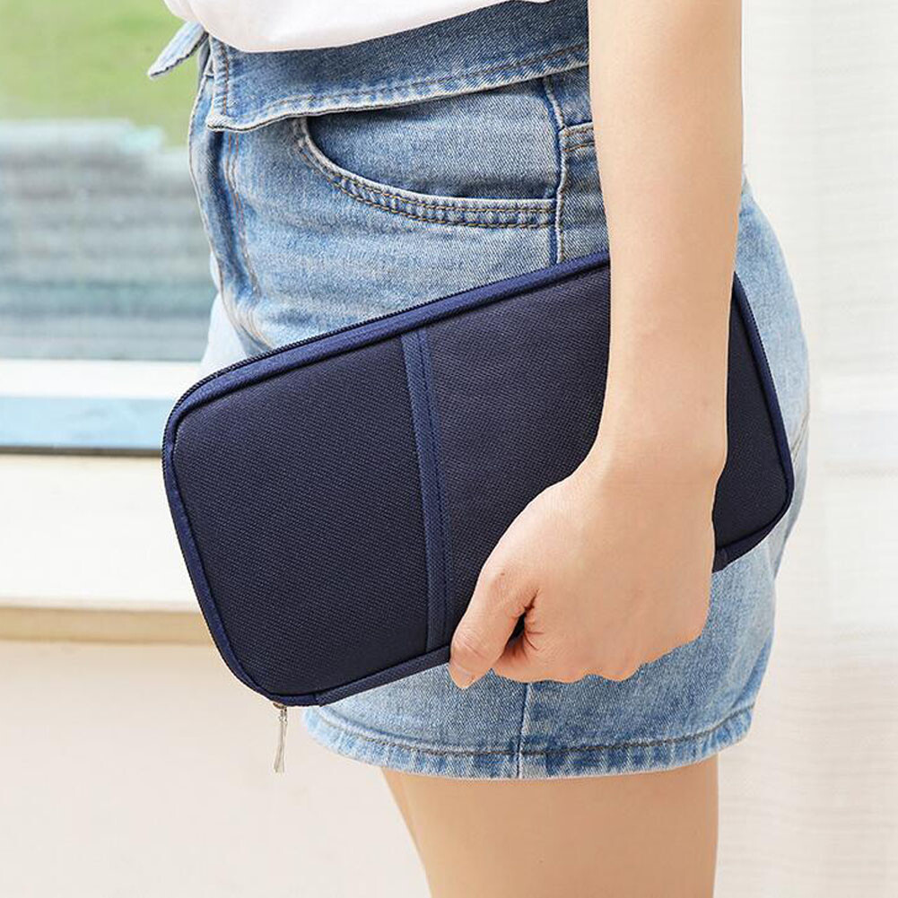 US Travel Wallet Family Passport Holder Accessories Document Organizer Bag Case