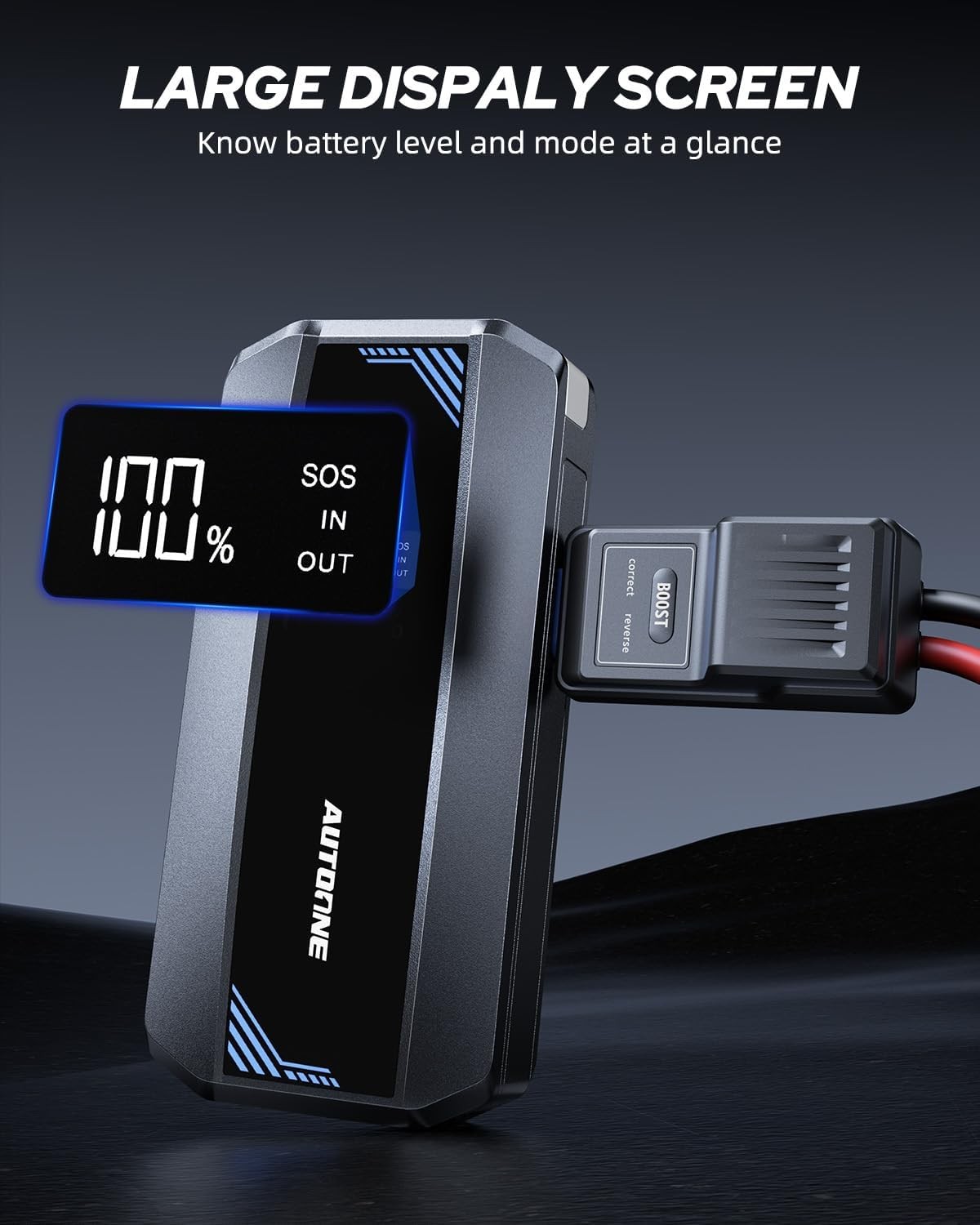AUTOONE Car Jump Starter 5800A Battery Booster, Portable Pack for…