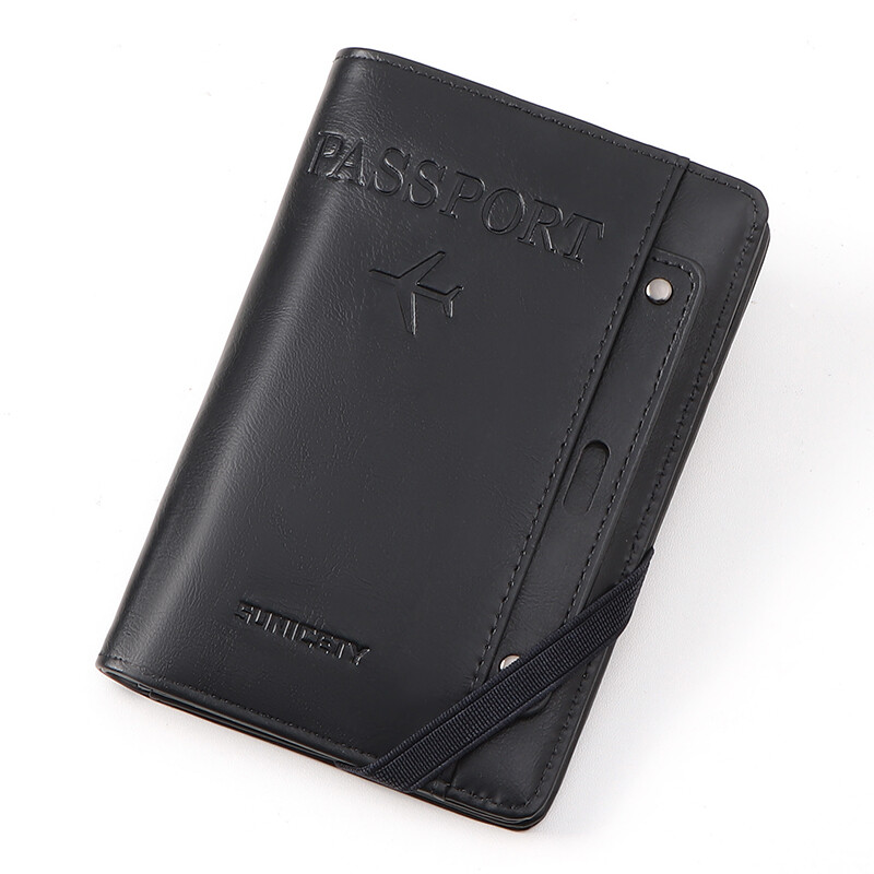 Slim Passport Cover Wallet for Women Men Family Travel Passport Book Holder Case