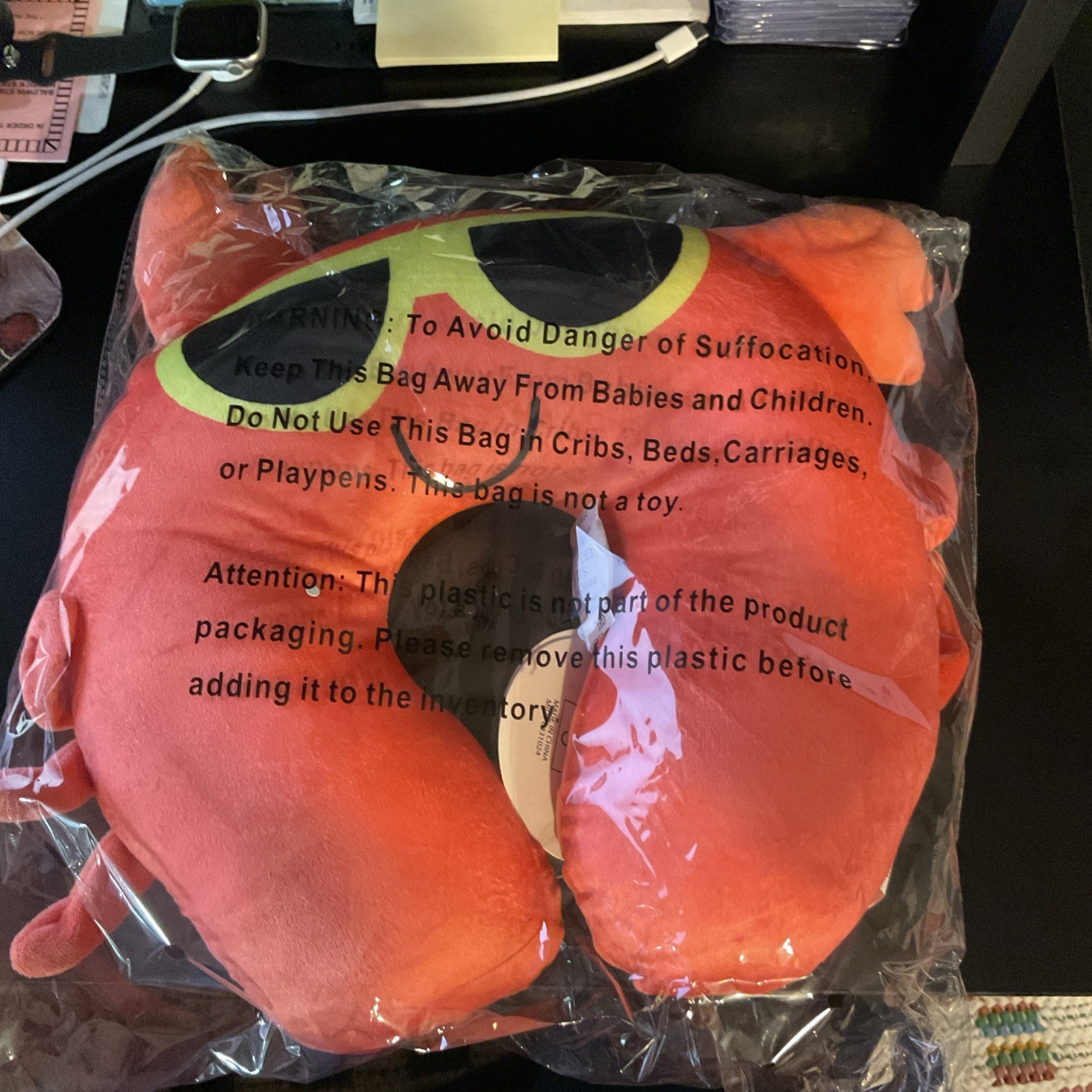 NEW! Crab Neck Pillow kids Children Unisex 5 + Travel