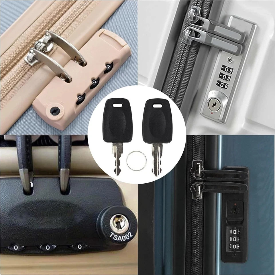 TSA Master Key Set for 002 007 Luggage Locks Universal Suitcase Replacement Key