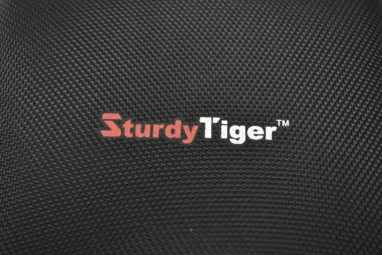 Sturdy Tiger Case Zippered Pouch Hard Shell Portable Black/Gray 6″ x 6″ x 4″