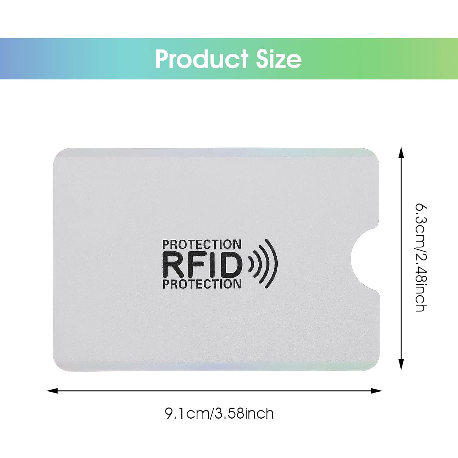 30× RFID Blocking Sleeve Credit Card Protector Holders Identity for Wallet USA