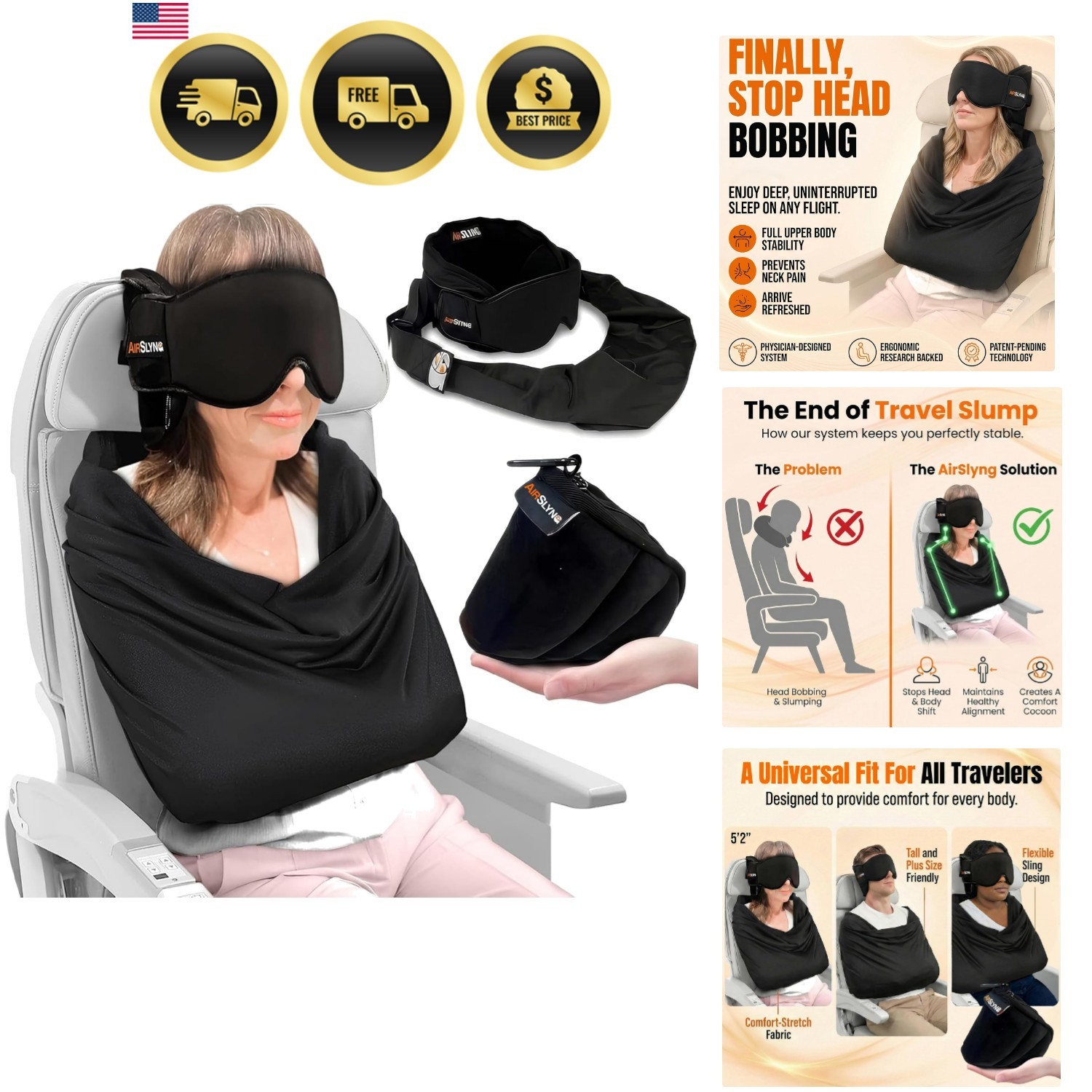 Travel Sleep System Pillow Eye Mask Blanket Travel Comfort Kit