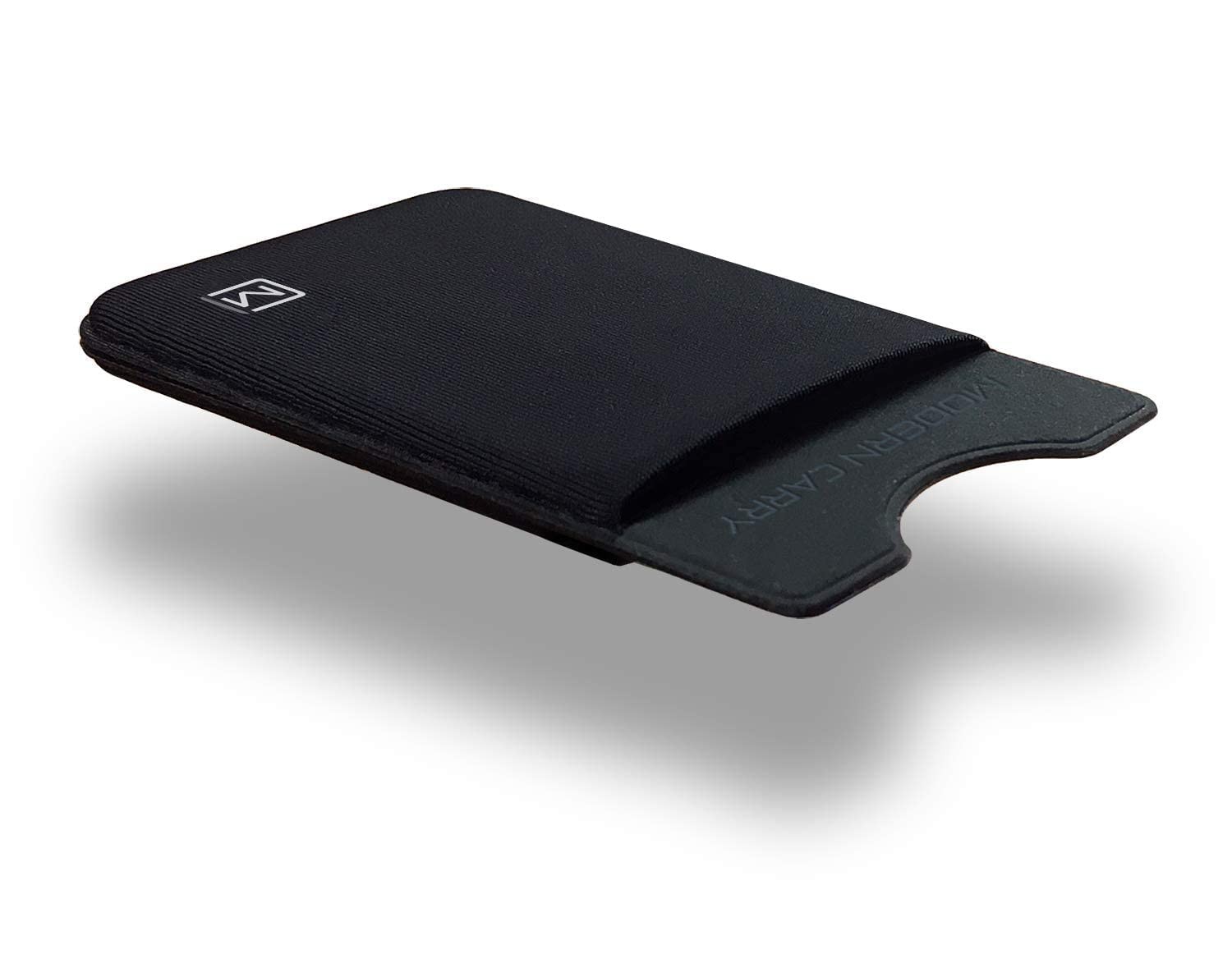 Modern Carry Elastic Minimal Card standard size, Black with 2 Slots
