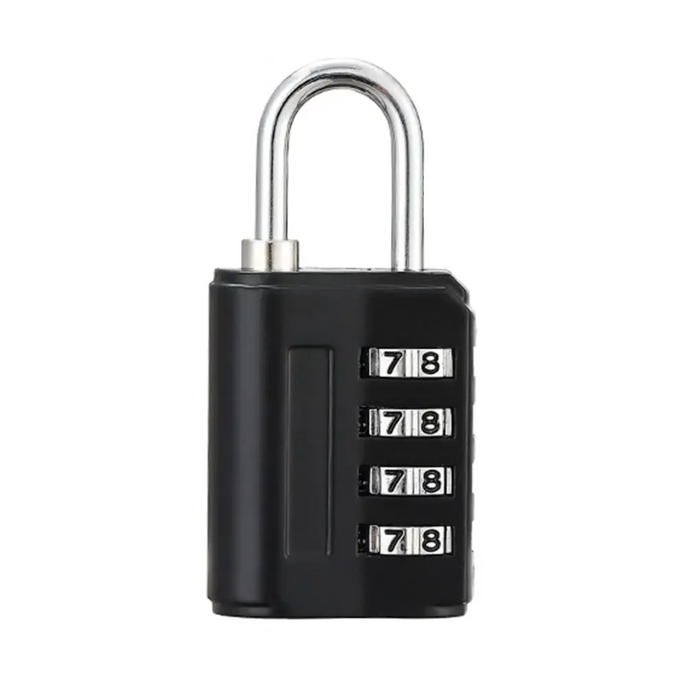 Combination Lock, 4-Digit Padlock Keyless, Resettable Metal Luggage Locks