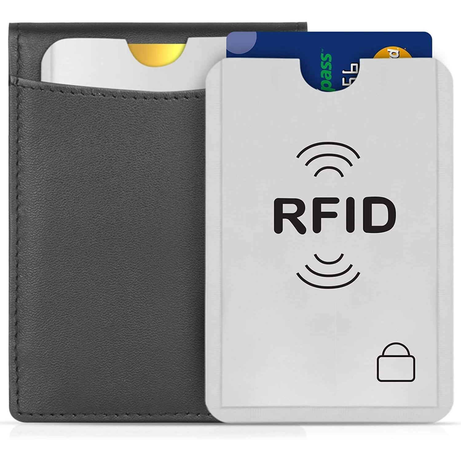 30× RFID Blocking Sleeve Credit Card Protector Holders Identity for Wallet USA